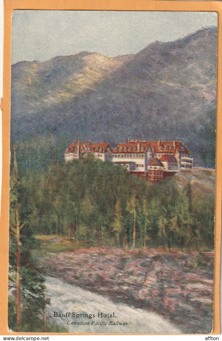 Banff Alberta Canada 1907 Postcard - Banff