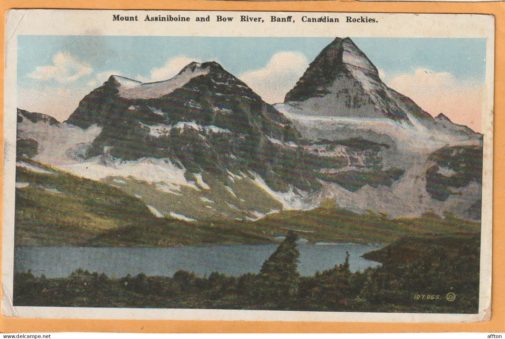 Banff Alberta Canada Old Postcard - Banff