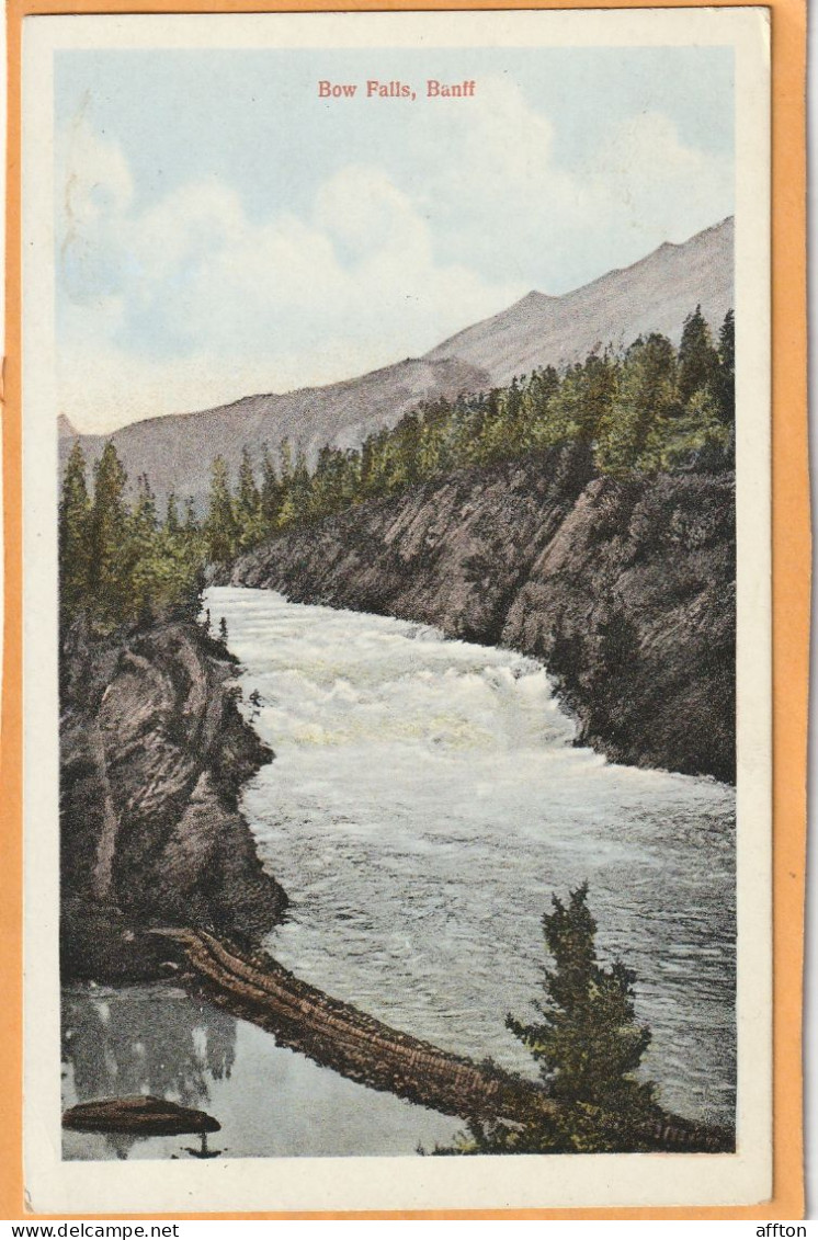 Banff Alberta Canada Old Postcard - Banff