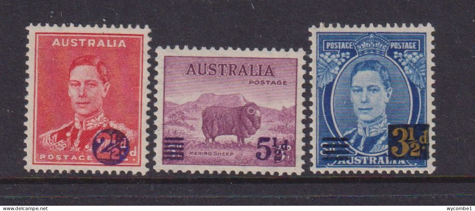 AUSTRALIA - 1941 Surcharges Set Never Hinged Mint - Neufs