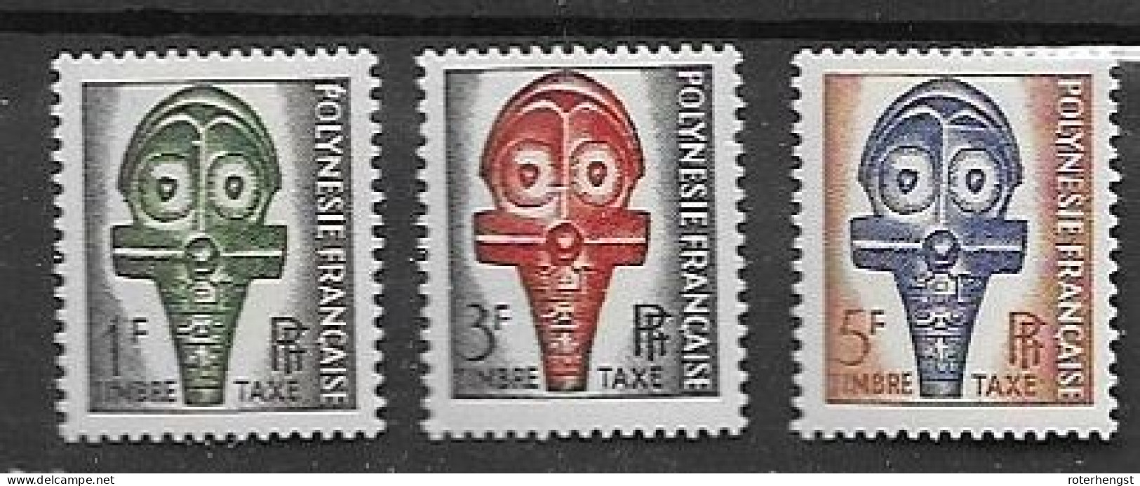 Polynesie Francaise Mnh **  1958 Taxe Postage Due Set - Impuestos