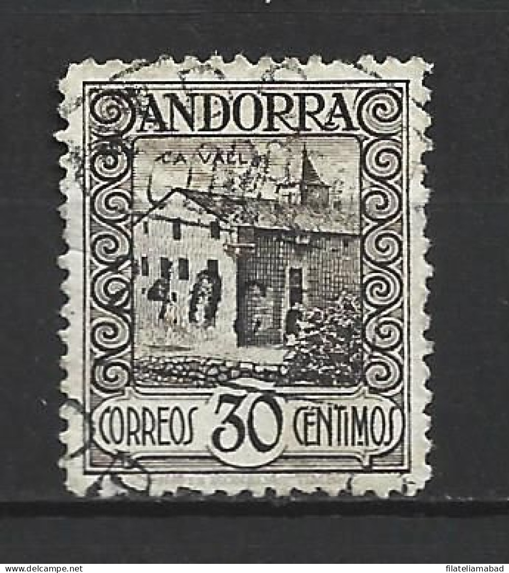 ANDORRA C. ESPAÑOL Nº 21  CENTRAJE PERFECTO MUY BONITO USADO (S.2) - Oblitérés