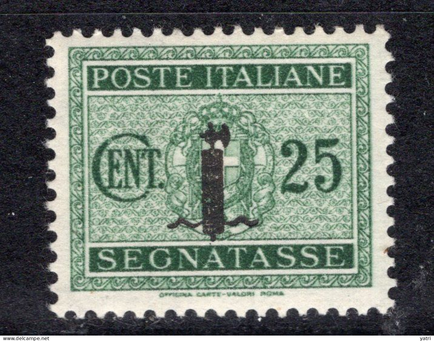 Repubblica Sociale Italiana - Segnatasse 25 Centesimi * MH - Taxe