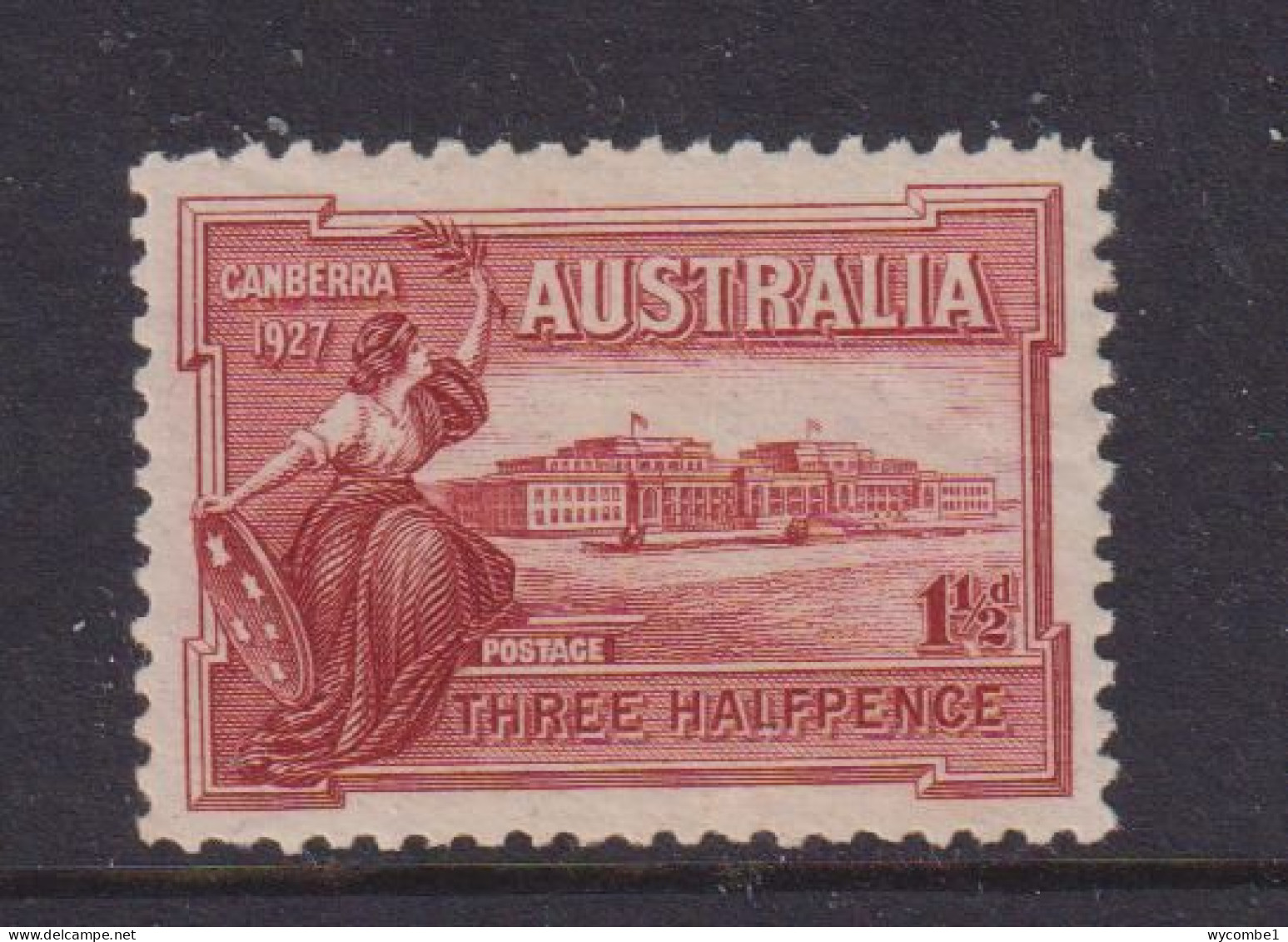 AUSTRALIA - 1927 Parliament House 11/2d Never Hinged Mint - Neufs