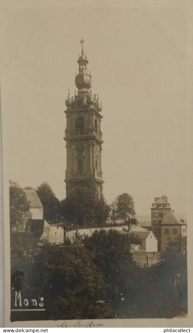 Mons // FOTOKAART - Carte Photo // Le Beffroi 19?? - Mons