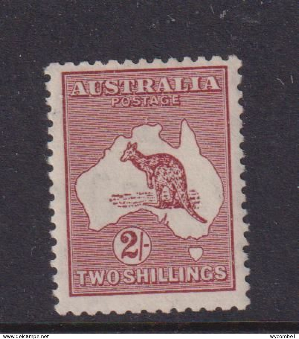 AUSTRALIA - 1931-36 Kangaroo 2s Watermark Multiple Crown Over C Of A  Hinged Mint - Ongebruikt