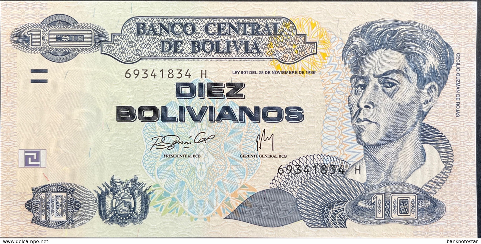 Bolivia 10 Bolivianos, P-233 (2007) - UNC - Bolivien