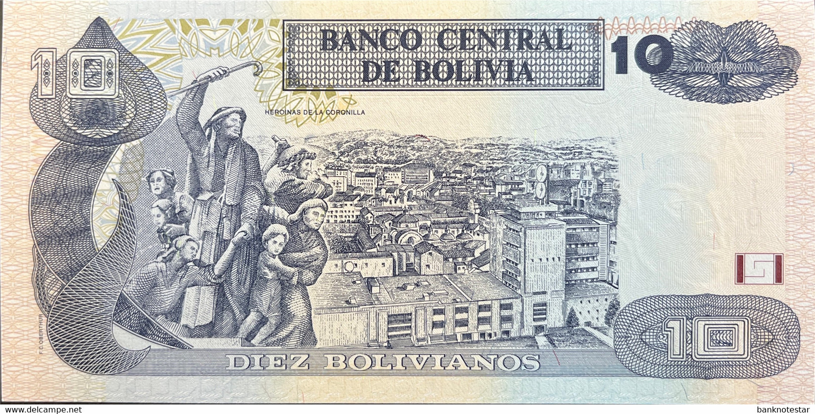 Bolivia 10 Bolivianos, P-233 (2007) - UNC - Bolivien