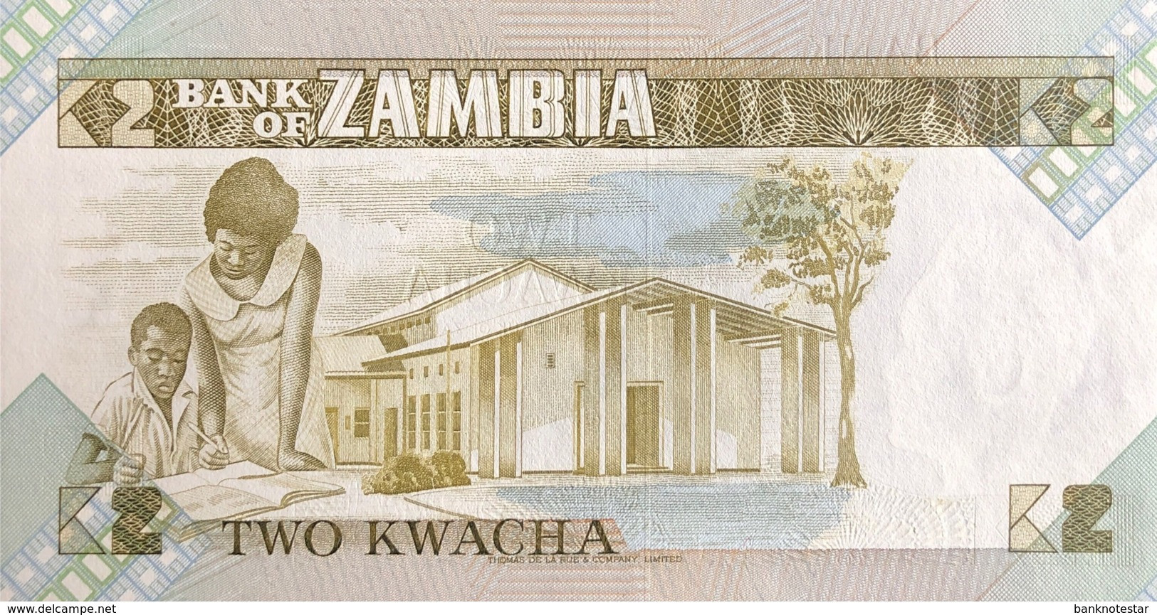 Zambia 2 Kwacha, P-24b (1980) - UNC - Signature 6 - Zambie