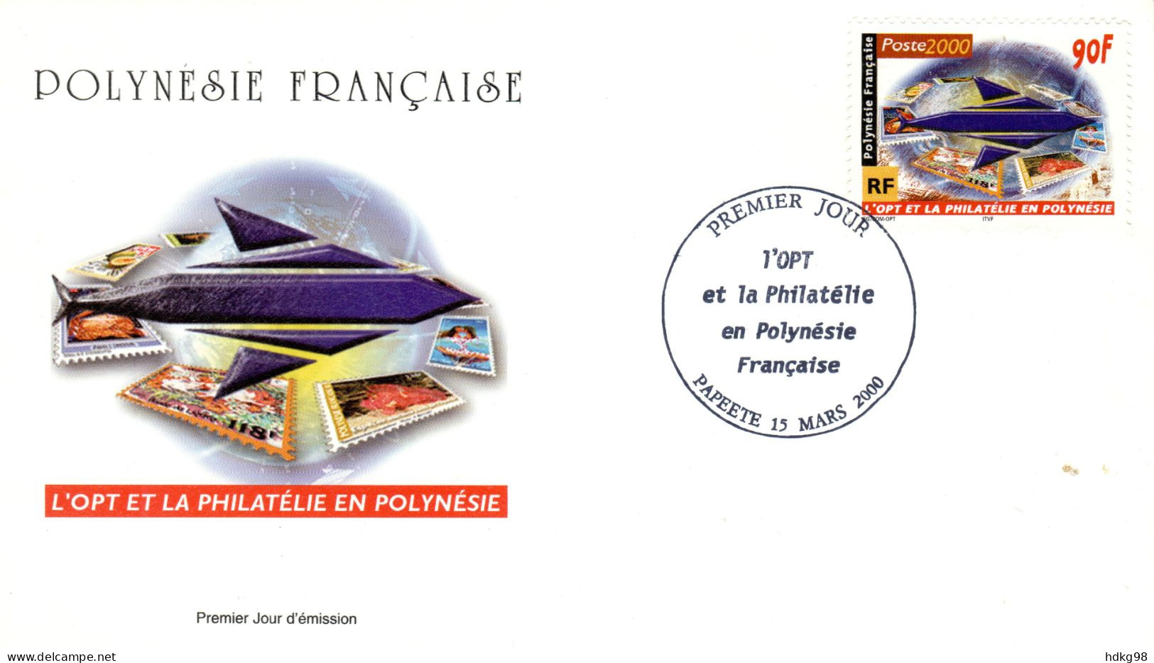 F P+ Polynesien 2000 Mi 814 FDC - Covers & Documents