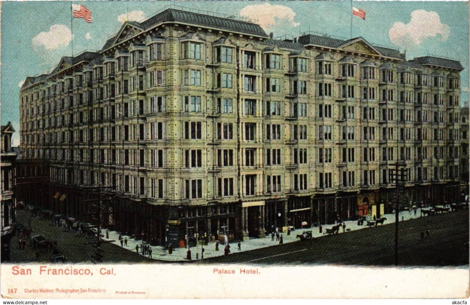 PC USA SAN FRANCISCO, CAL., PALACE HOTEL (a804) - San Francisco