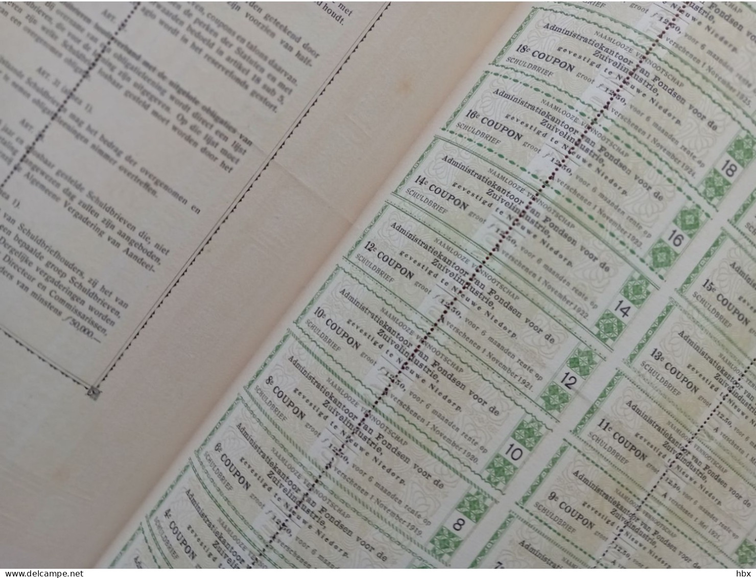 Administratiekantoor Van Fondsen Voor De Zuivelindustrie - Specimen - Nieuwe Niedorp - Landwirtschaft