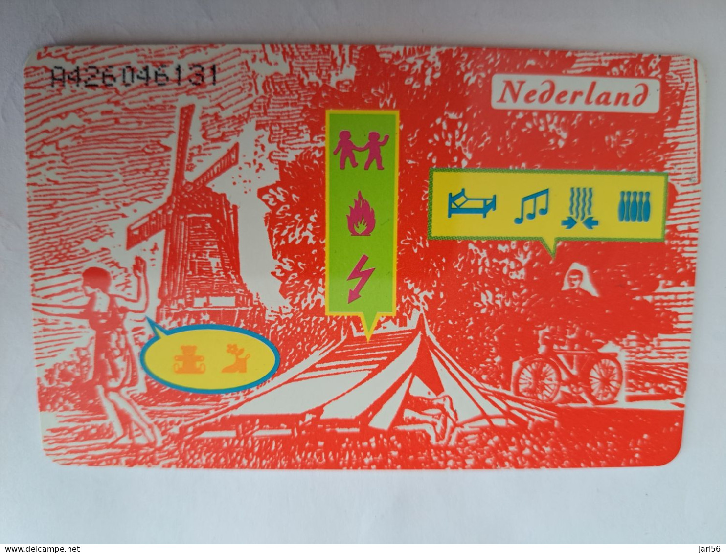 NETHERLANDS CHIPCARD / HFL 10 ,- HOLIDAY/ CONDOM/ SAFE SEX/     - USED CARD  ** 14008** - Publiques