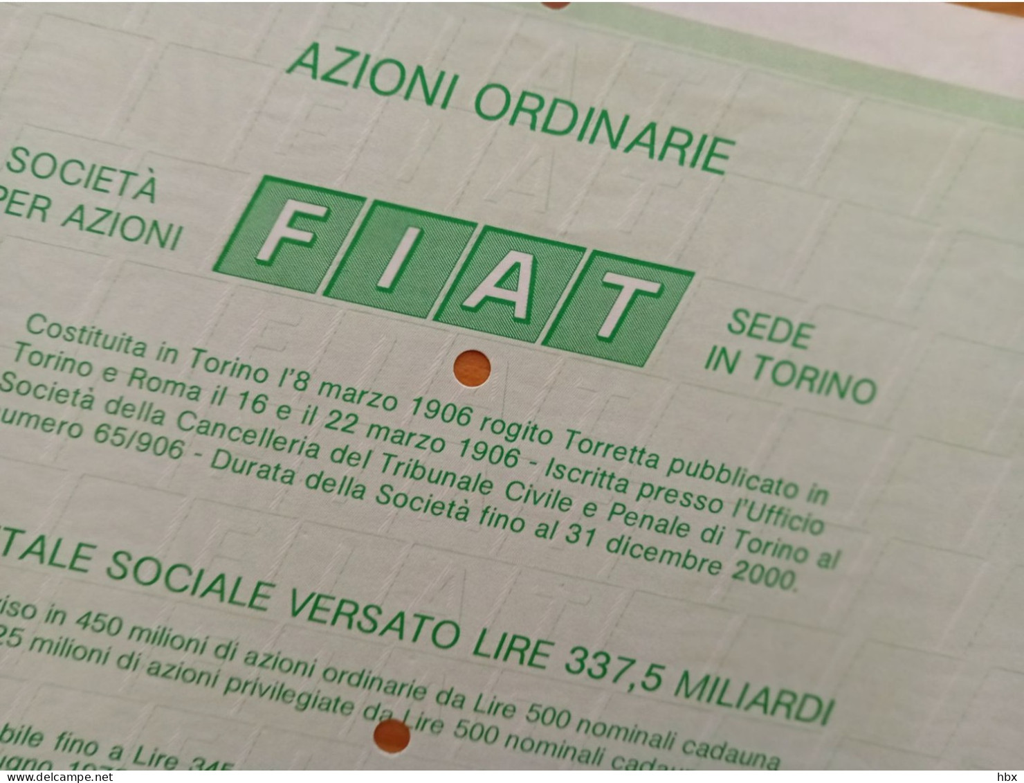 FIAT - 1981 - Agnelli Signature? - Automobil