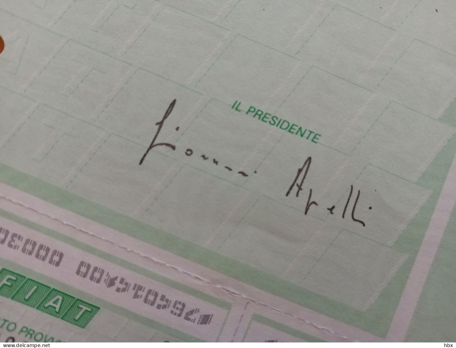 FIAT - 1981 - Agnelli Signature? - Automobilismo