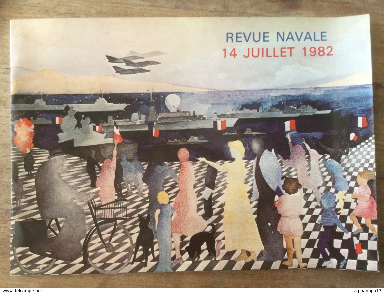 Plaquette Sur La Revue Navale Du 14 Juillet 1982 - Bateaux