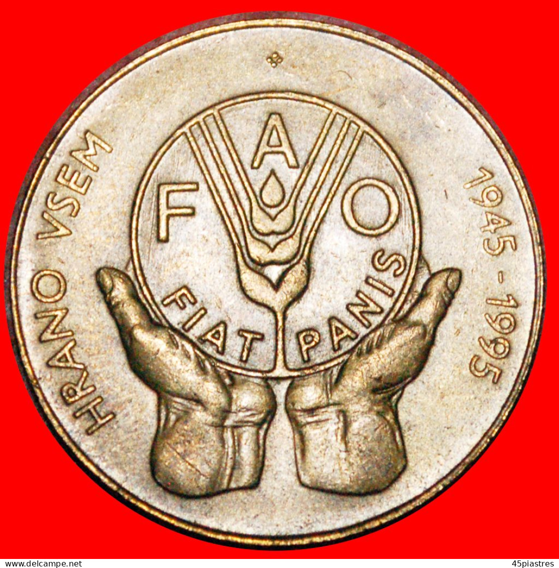 * SLOVAKIA: SLOVENIA  5 TOLARS 1945-1995 FAO! ·  LOW START · NO RESERVE! - Slovénie