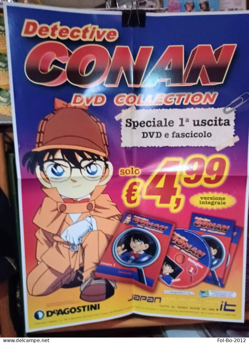 Detective Conan   Poster Pubblicitario  X Edicola Lotto 4 - Manga