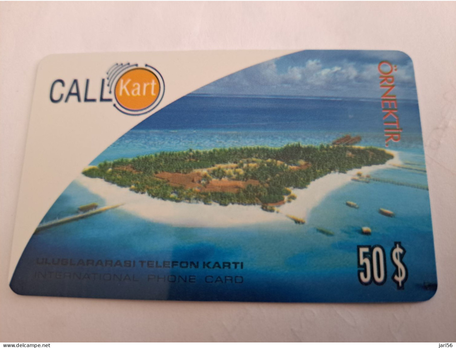 TURKEY/ ORNEKTIR/ / ISLAND  / $ 50,00 / SAMPLE CARD      NICE PREPAID / SAMPLE  CARD    **14047** - Türkei