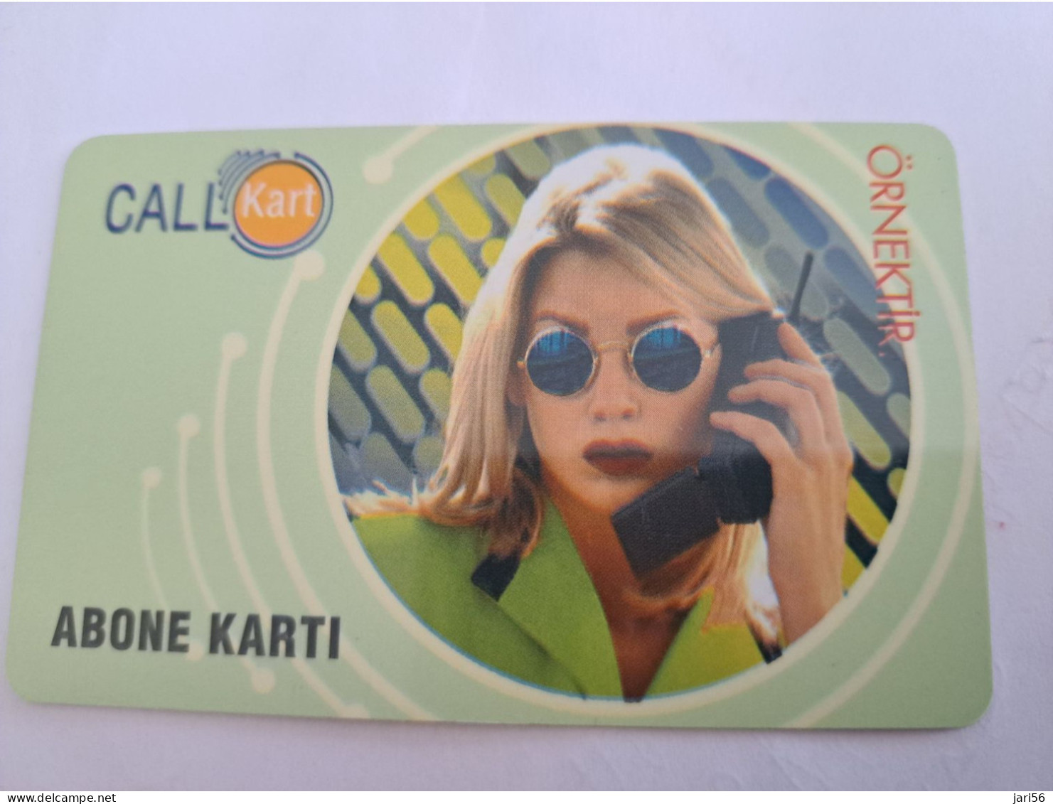 TURKEY/ ORNEKTIR/ / LADY ON PHONE  / ABONI KARTI  / SAMPLE CARD      NICE PREPAID / SAMPLE  CARD    **14048** - Türkei