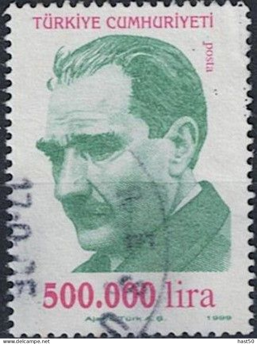 Türkei Turkey Turquie - Atatürk (MiNr: 3199) 1999 - Gest. Used Obl - Oblitérés