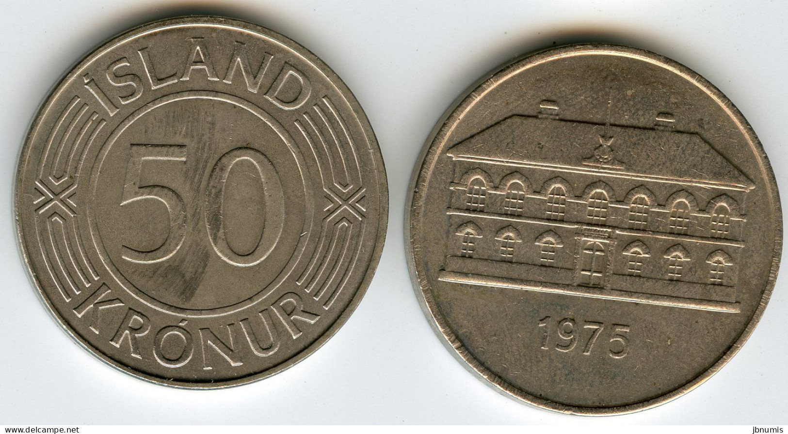 Islande Iceland 50 Kronur 1975 KM 19 - Iceland