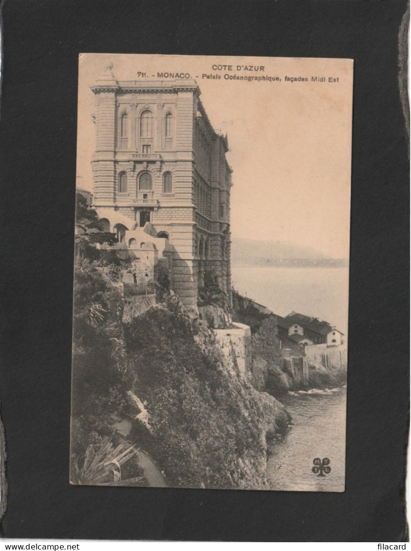 123243         Monaco,   Palais  Oceanographique,   Facades  Midi  Est,   NV(scritta) - Ozeanographisches Museum