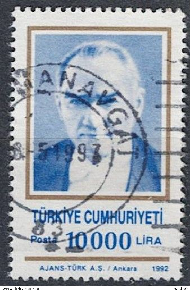 Türkei Turkey Turquie - Atatürk (MiNr: 2951) 1992 - Gest. Used Obl - Gebruikt