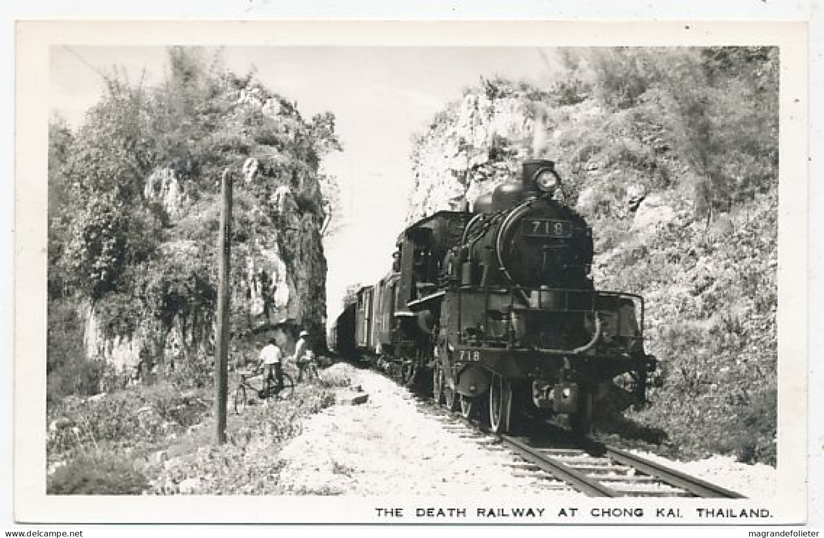 CPA CARTE POSTALE  THAILAND THE DEATH RAILWAY AT CHONG KAI - Thaïlande