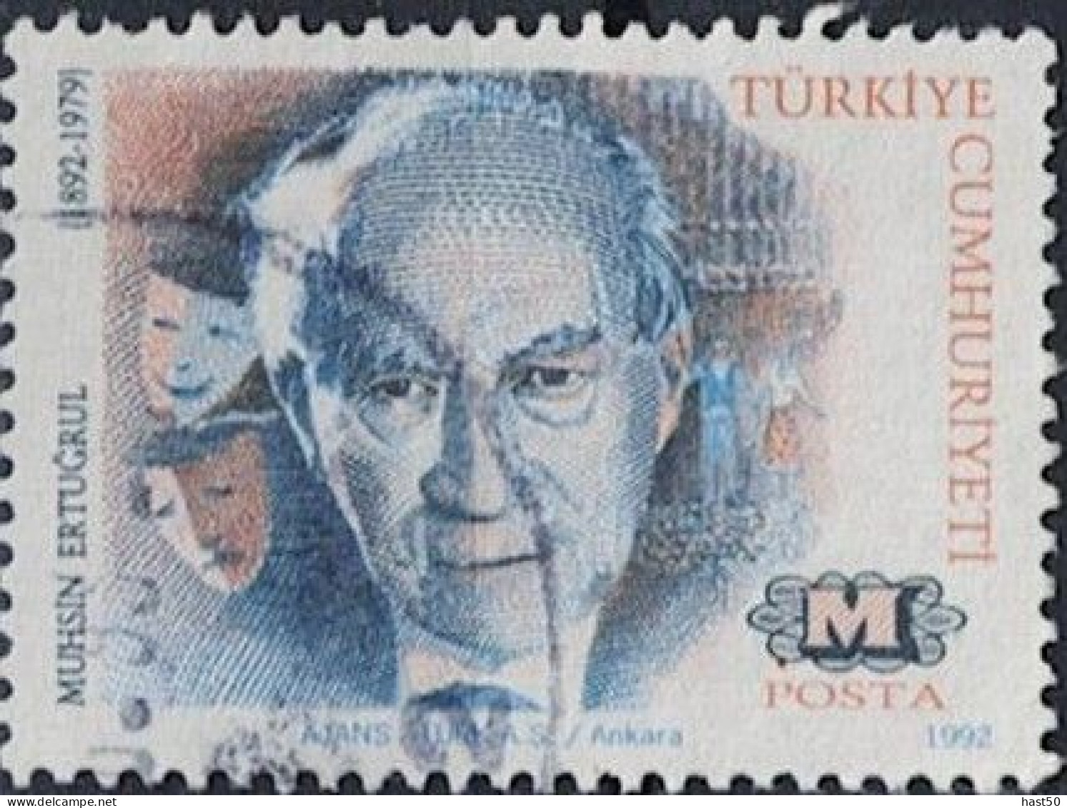 Türkei Turkey Turquie - Muhsin Ertugrul (MiNr: 2978 C) 1992 - Gest. Used Obl - Gebraucht