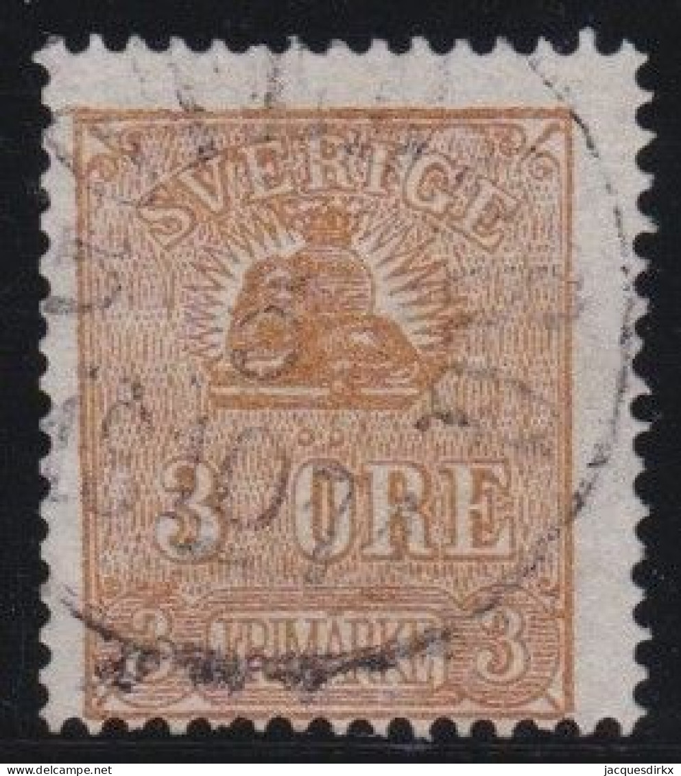 Sweden   .    Y&T   .    12      .     O   .     Cancelled - Used Stamps