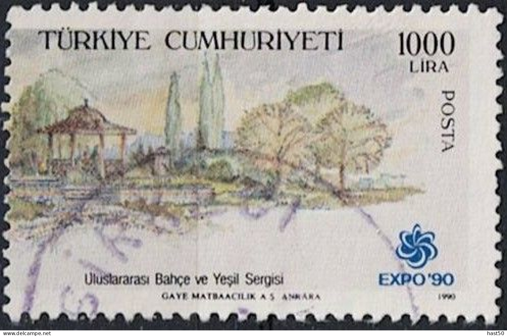Türkei Turkey Turquie - EXPO  Osaka (MiNr: 2879) 1990 - Gest. Used Obl - Used Stamps