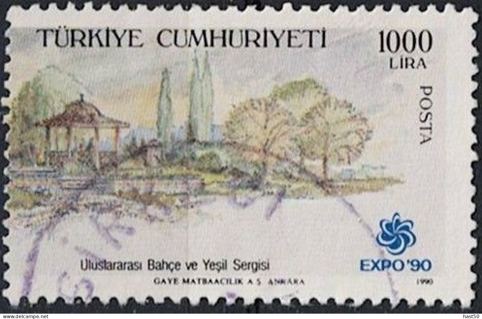 Türkei Turkey Turquie - EXPO  Osaka (MiNr: 2879) 1990 - Gest. Used Obl - Oblitérés