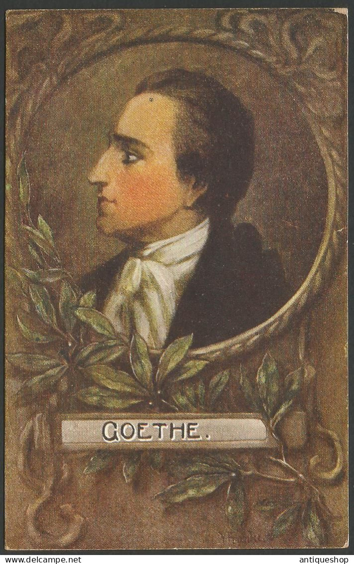 Johann Wolfgang Von Goethe-----old Postcard - Ecrivains