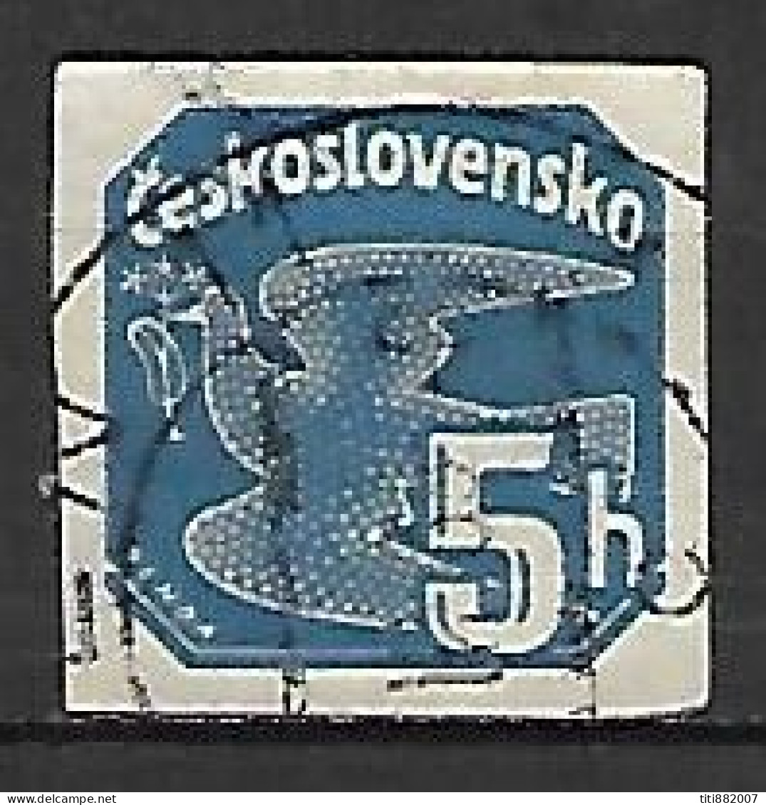 TCHECOSLOVAQUIE     -   Journaux  -  1937 .   Y&T N° 18 Oblitéré. - Newspaper Stamps
