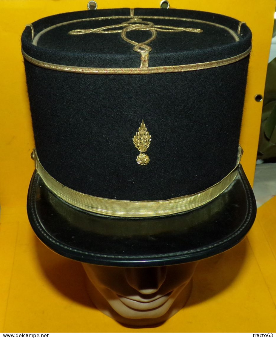 KEPI MILITAIRE D'ADJUDANT CHEF DE L'INFANTERIE DE LIGNE DE L'ARMEE FRANCAISE  ,TAILLE 56 FRANCAISE , INTERIEUR EN BLEU B - Casques & Coiffures