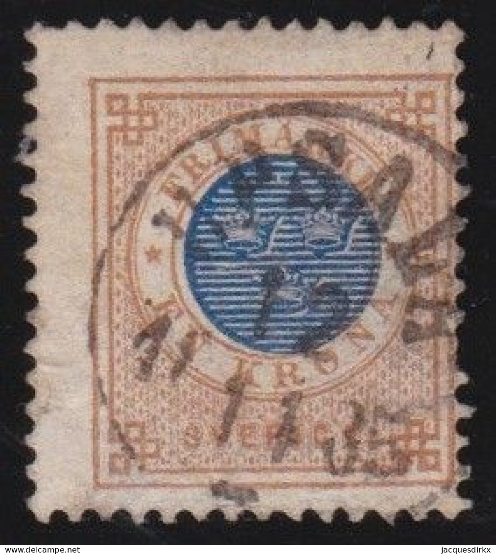 Sweden   .    Y&T   .    26-A  .  Perf. 13          .     O   .     Cancelled - Used Stamps