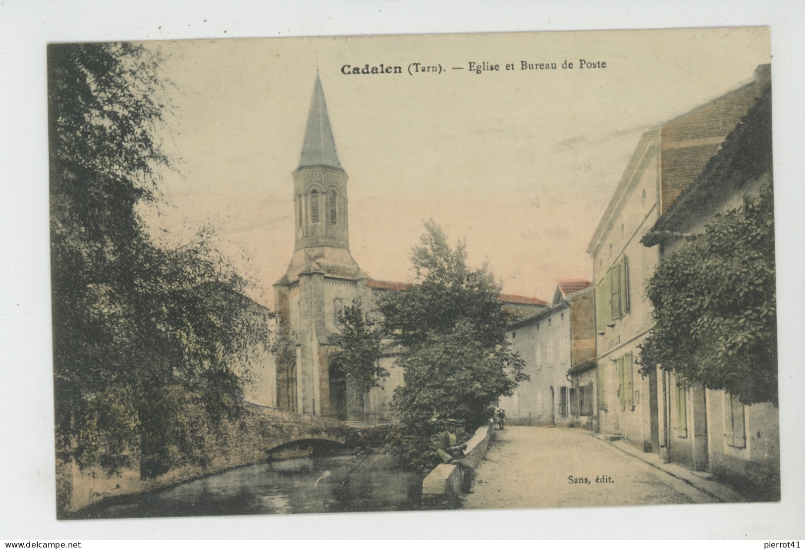 CADALEN - Eglise Et Bureau De Poste - Cadalen