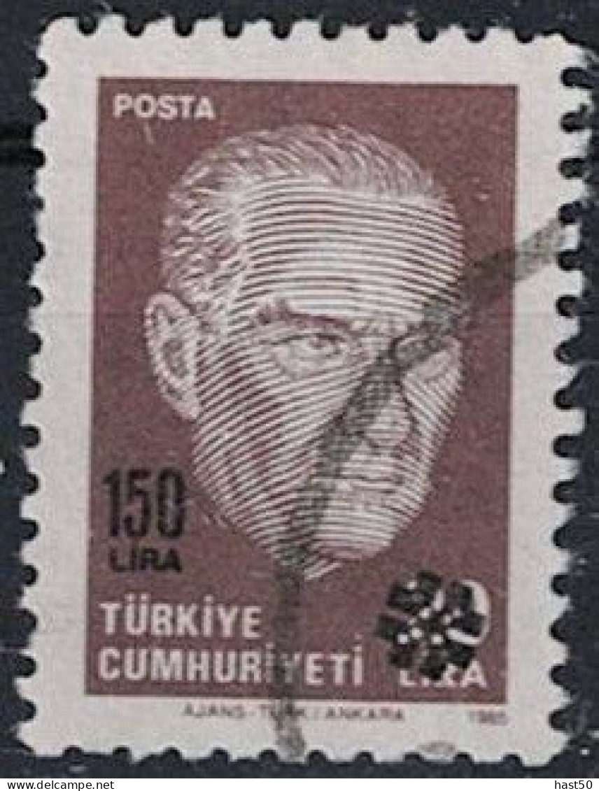 Türkei Turkey Turquie - Atatürk (MiNr: 2846) 1989 - Gest. Used Obl - Usados