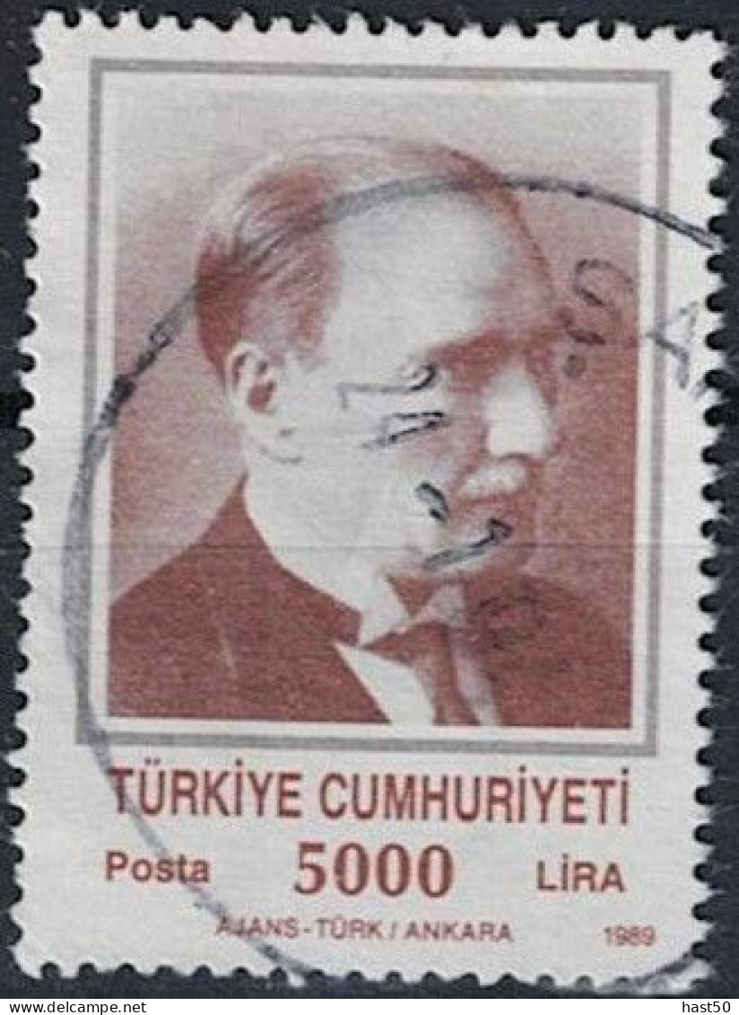 Türkei Turkey Turquie - Atatürk (MiNr: 2863 C) 1989 - Gest. Used Obl - Usati