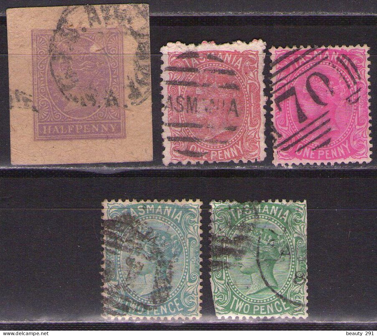 TASMANIA LOT USED - Usados