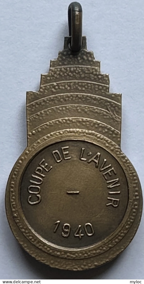 Tennis. Médaille En Bronze. Coupe De L'avenir 1940.  - Andere & Zonder Classificatie