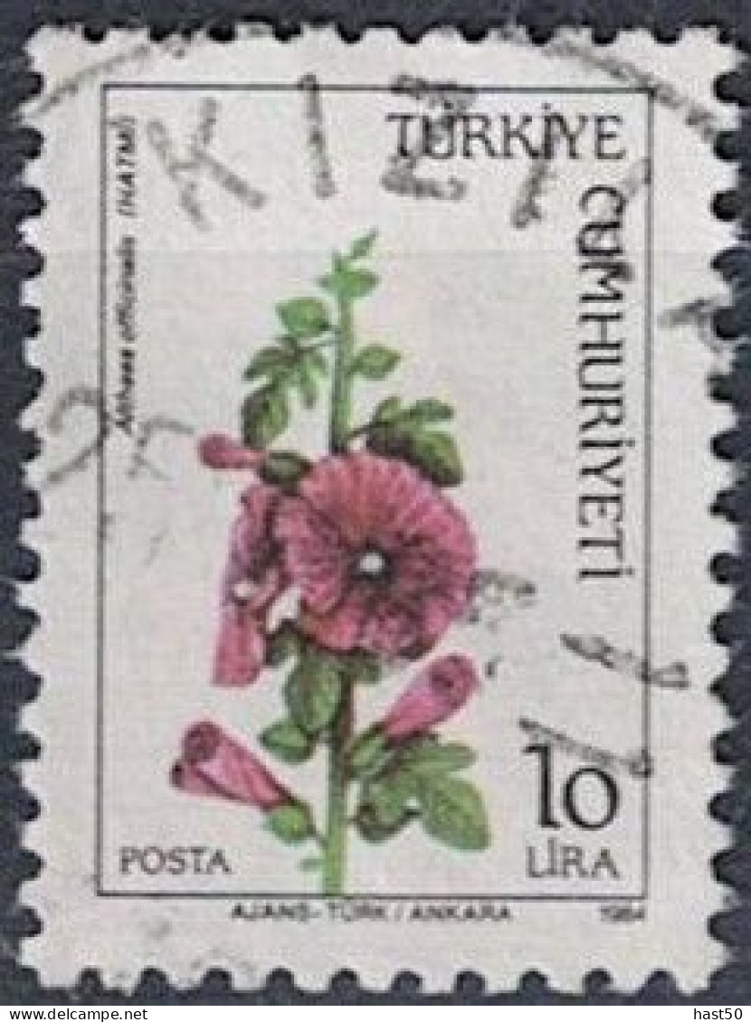 Türkei Turkey Turquie - Echter Eibisch (Althaea Officinalis) (MiNr: 2682) 1984 - Gest. Used Obl - Usados