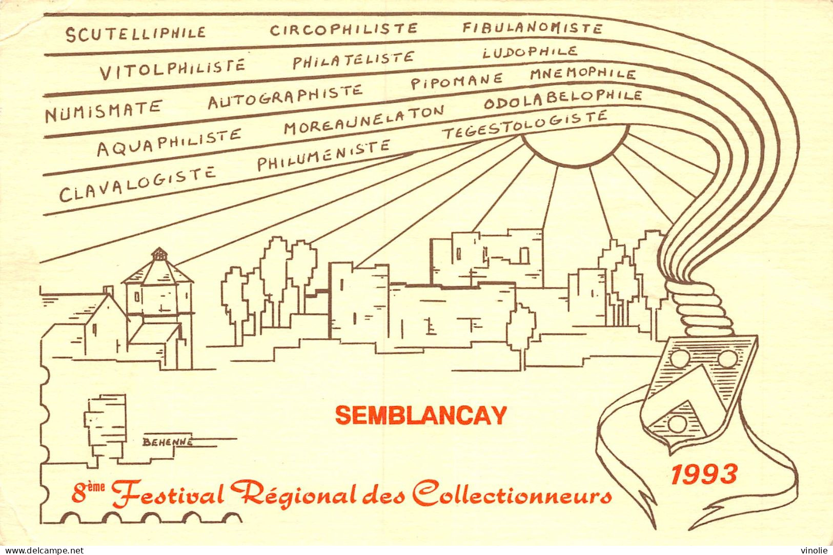 23-JK-3996 : SEMBLANCAY. FESTIVAL DES COLLECTIONNEURS 1993 - Semblançay