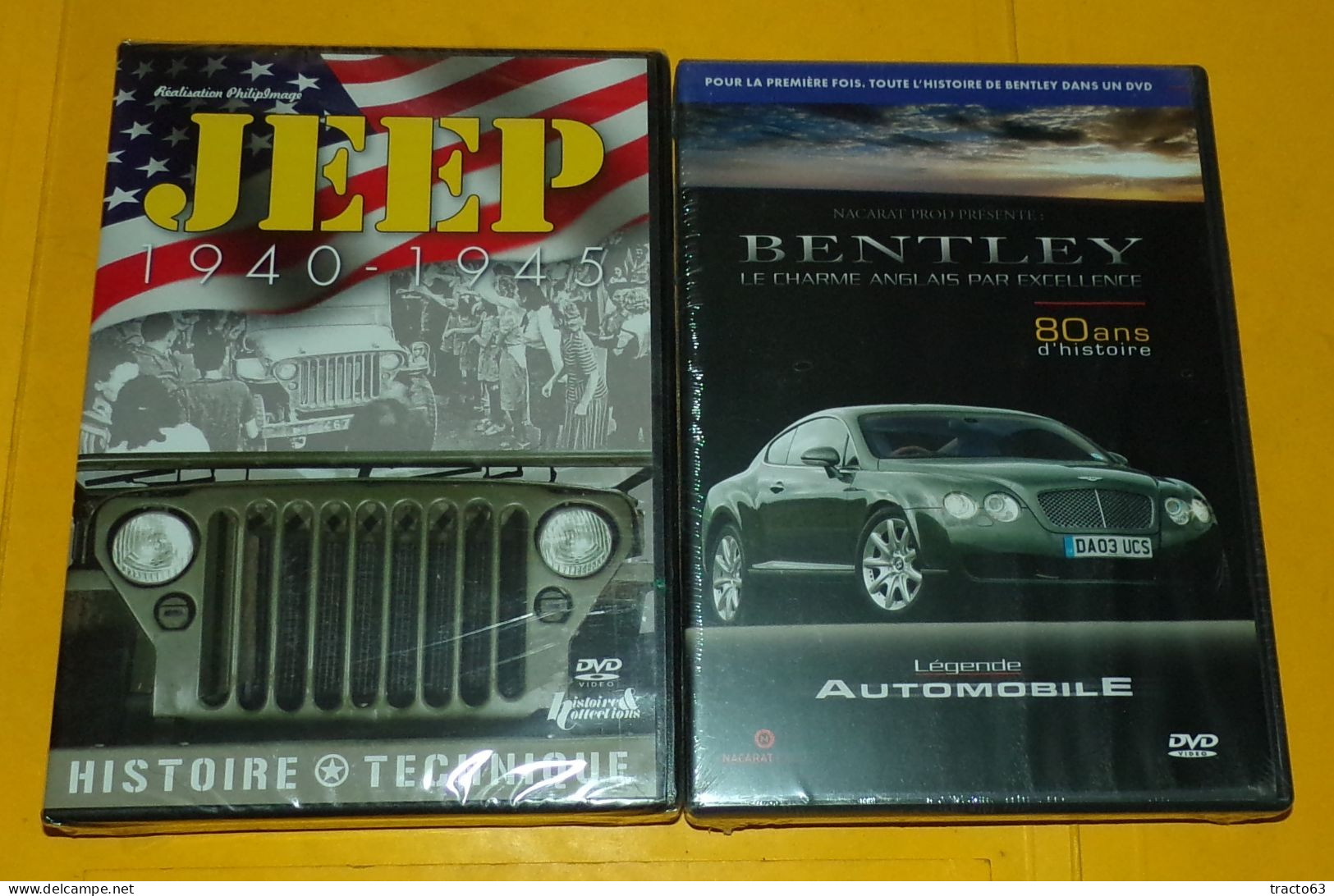 JEEP 1940-1945 WWII HISTOIRE ET TECHNIQUE , DVD NEUF DE 54 MINUTES , AVEC BENTLEY 80 ANS D'HISTOIRE   , ETAT NEUF SOUS B - Equipement