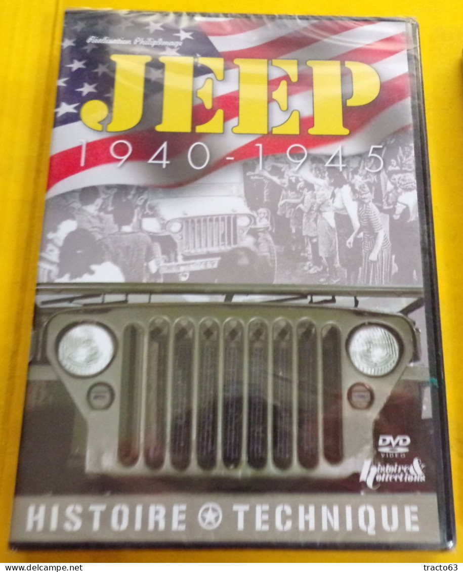 JEEP 1940-1945 WWII HISTOIRE ET TECHNIQUE , DVD NEUF DE 54 MINUTES , AVEC BENTLEY 80 ANS D'HISTOIRE   , ETAT NEUF SOUS B - Equipement