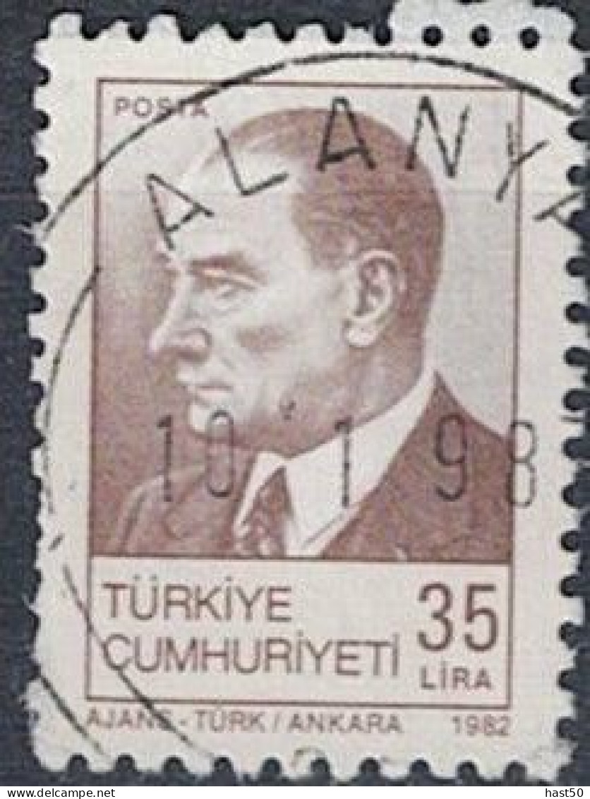 Türkei Turkey Turquie - Atatürk (MiNr: 2594) 1982 - Gest. Used Obl - Usados