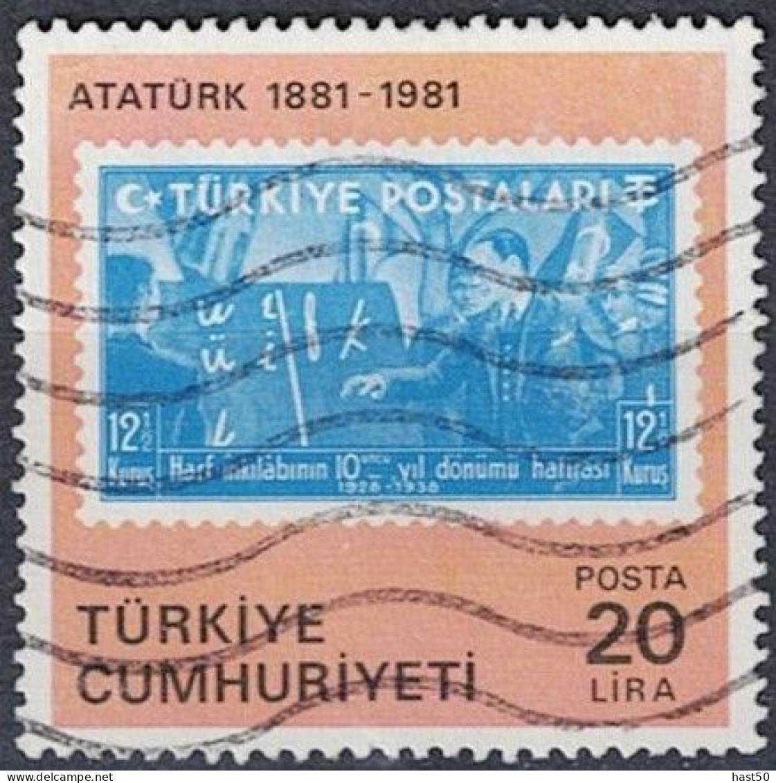 Türkei Turkey Turquie - 100. Geb. Von Atatürk (MiNr: 2554) 1981 - Gest. Used Obl - Usados