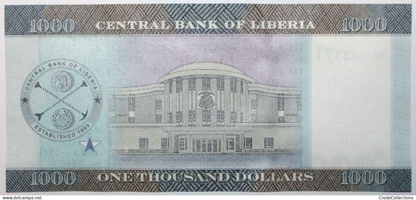 Libéria - 1000 Dollars - 2022 - PICK 43a - NEUF - Liberia