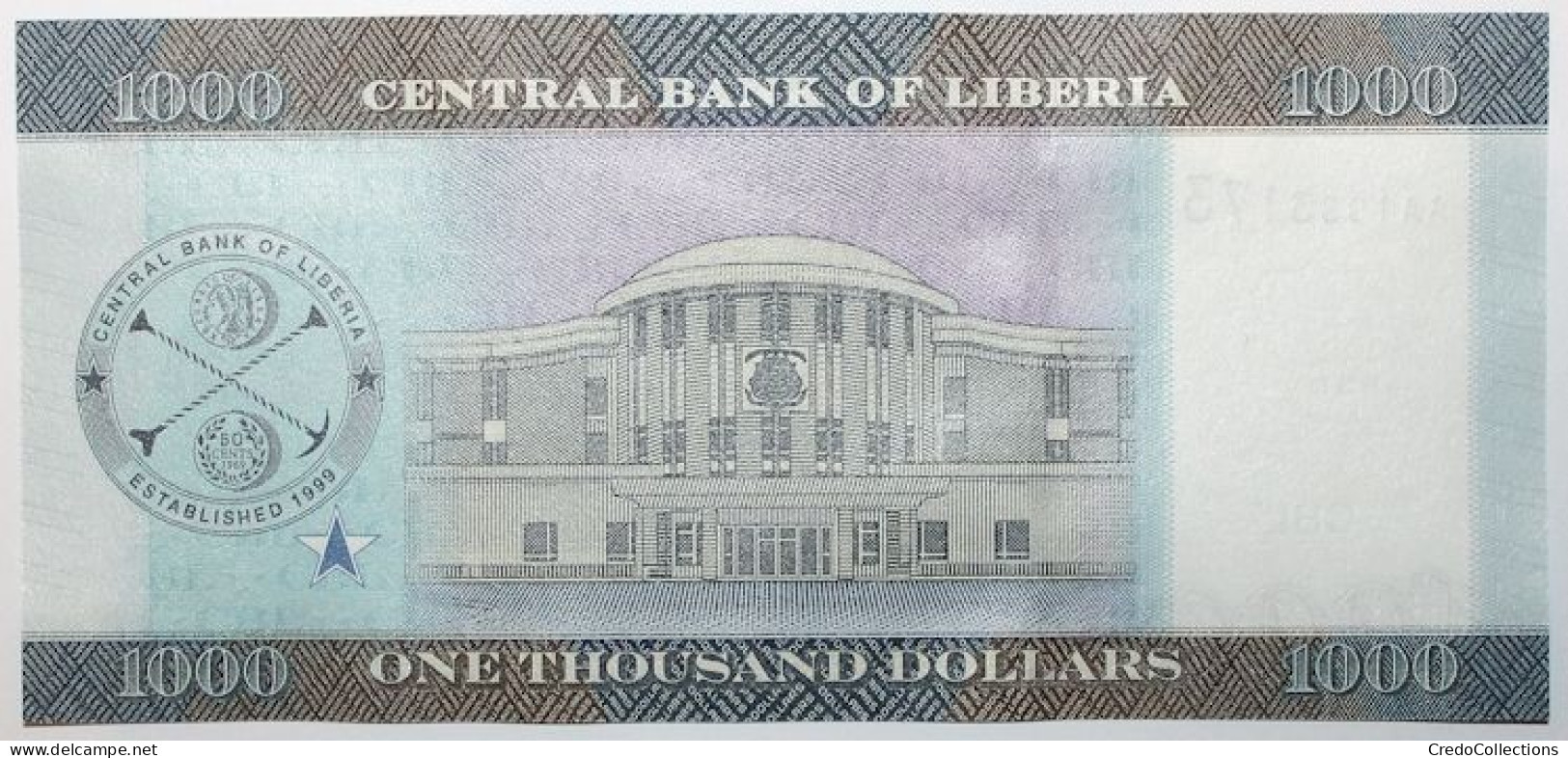 Libéria - 1000 Dollars - 2022 - PICK 43a - NEUF - Liberia